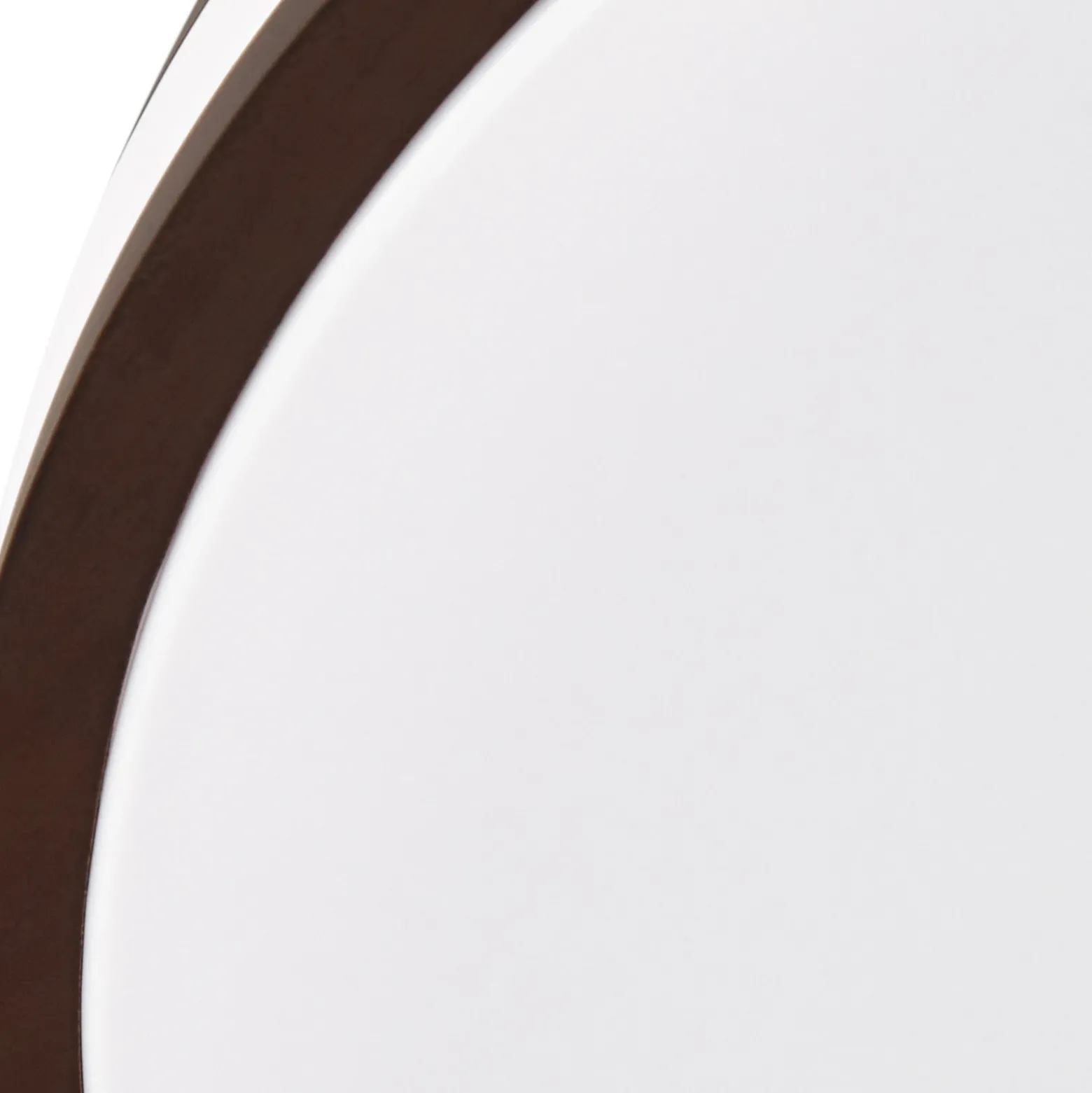 Plafón LED Emiva de Lindby, Ø 50 cm, madera oscura, CCT