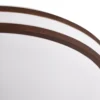 Plafón LED Emiva de Lindby, Ø 40 cm, madera oscura, CCT