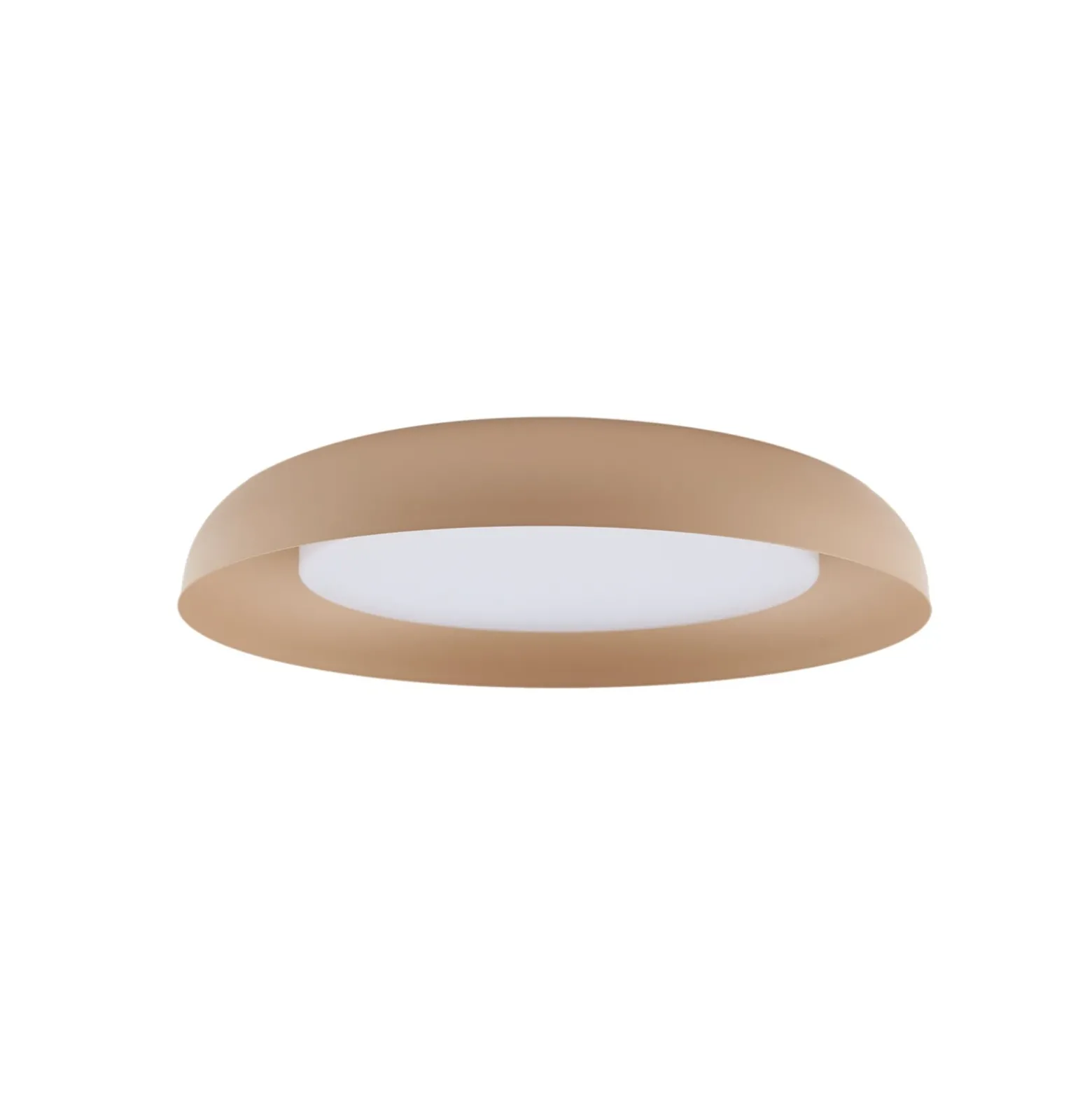 Plafón LED Florie de Lindby, beige, metal, Ø 40 cm