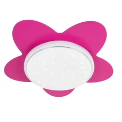 Plafón LED Flower Starlight, rosa