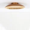 Plafón LED Foskal latón, Ø 34,5 cm