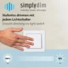 Plafón LED «Gerda Knut» con musgo natural