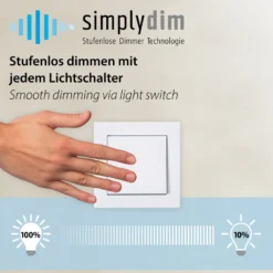 Plafón LED «Gerda Knut» con musgo natural