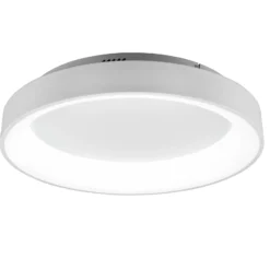 Plafón LED Girona con control remoto, blanco