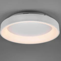 Plafón LED Girona con control remoto, blanco