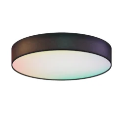 Plafón LED inteligente Calex Fabric, Ø 40 cm, RGBW, atenuable