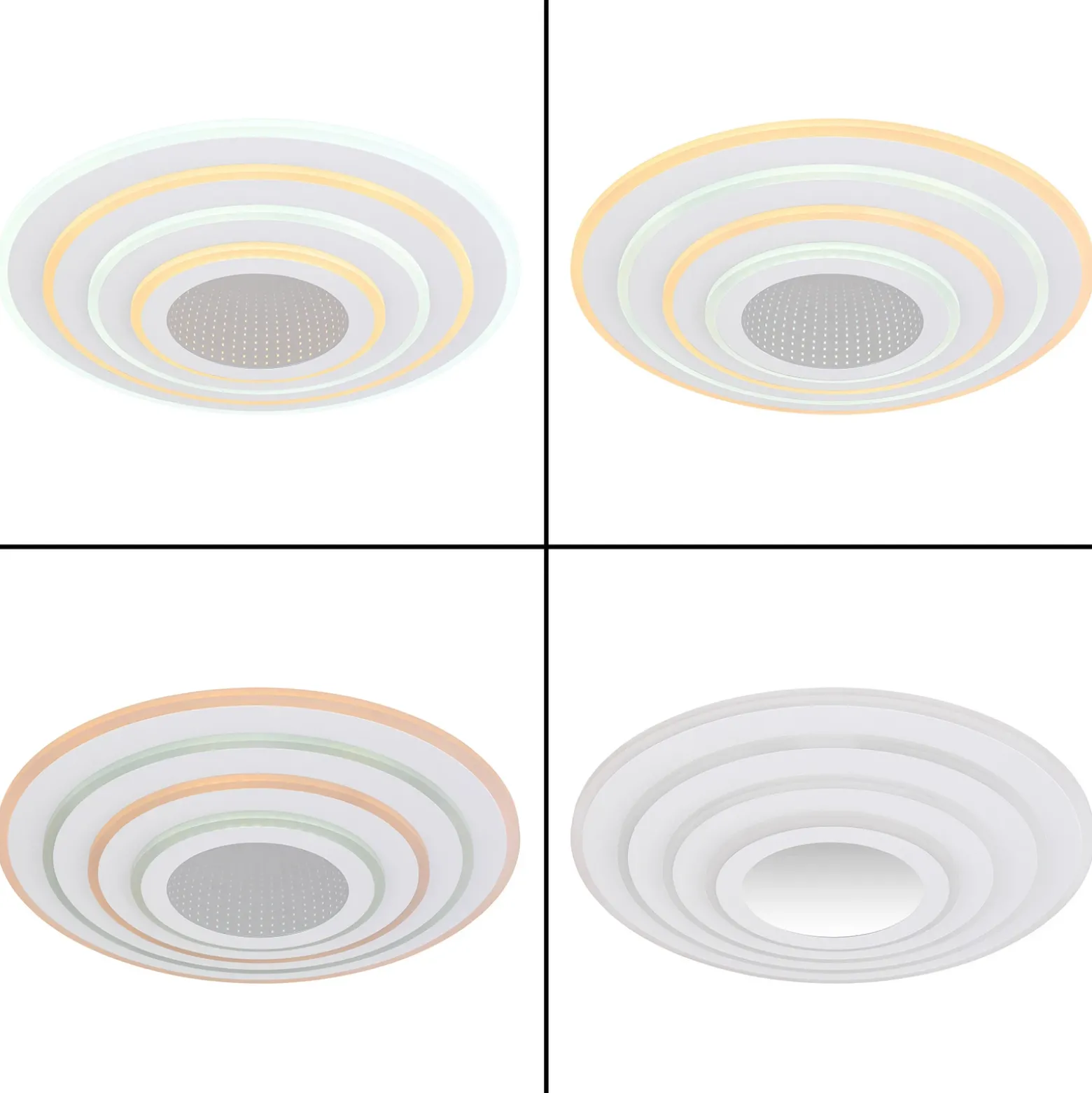 Plafón LED inteligente Jocelyn, blanco, CCT, control remoto