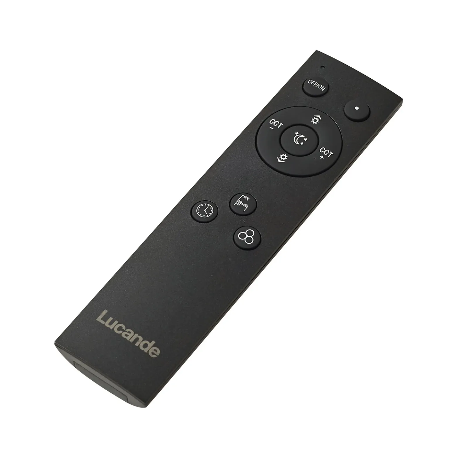 Plafón LED inteligente Lucande Mylosh, negro, CCT, Tuya