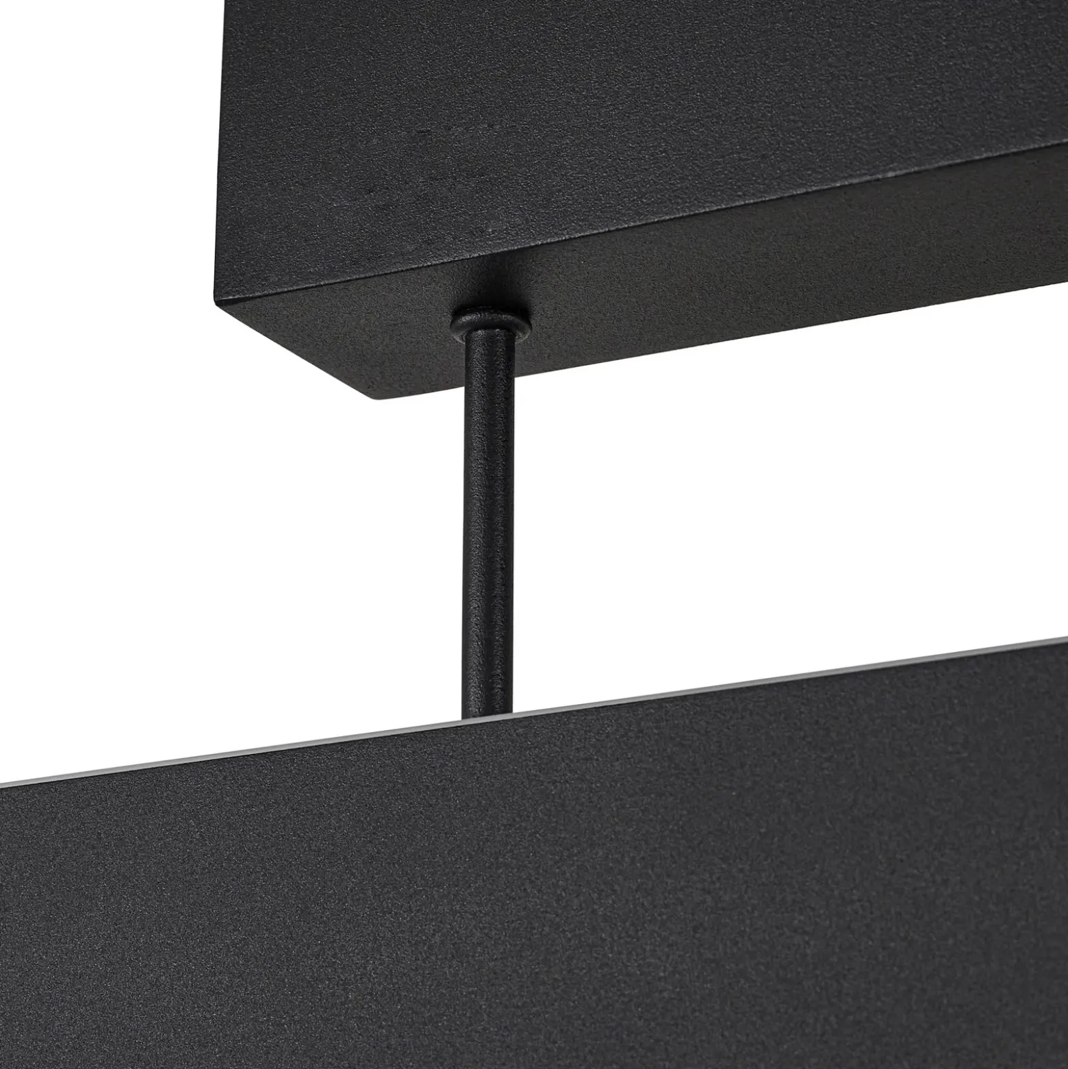 Plafón LED inteligente Lucande Mylosh, negro, CCT, Tuya