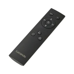 Plafón LED inteligente Lucande Mylosh, negro, CCT, Tuya