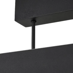 Plafón LED inteligente Lucande Mylosh, negro, CCT, Tuya