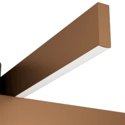 Plafón LED inteligente para techo Folcino-Z, color bronce, 64 cm, CCT