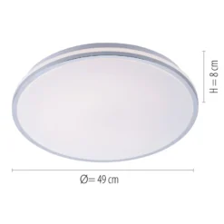 Plafón LED Isabell, Ø 49 cm