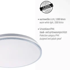 Plafón LED Isabell, Ø 49 cm