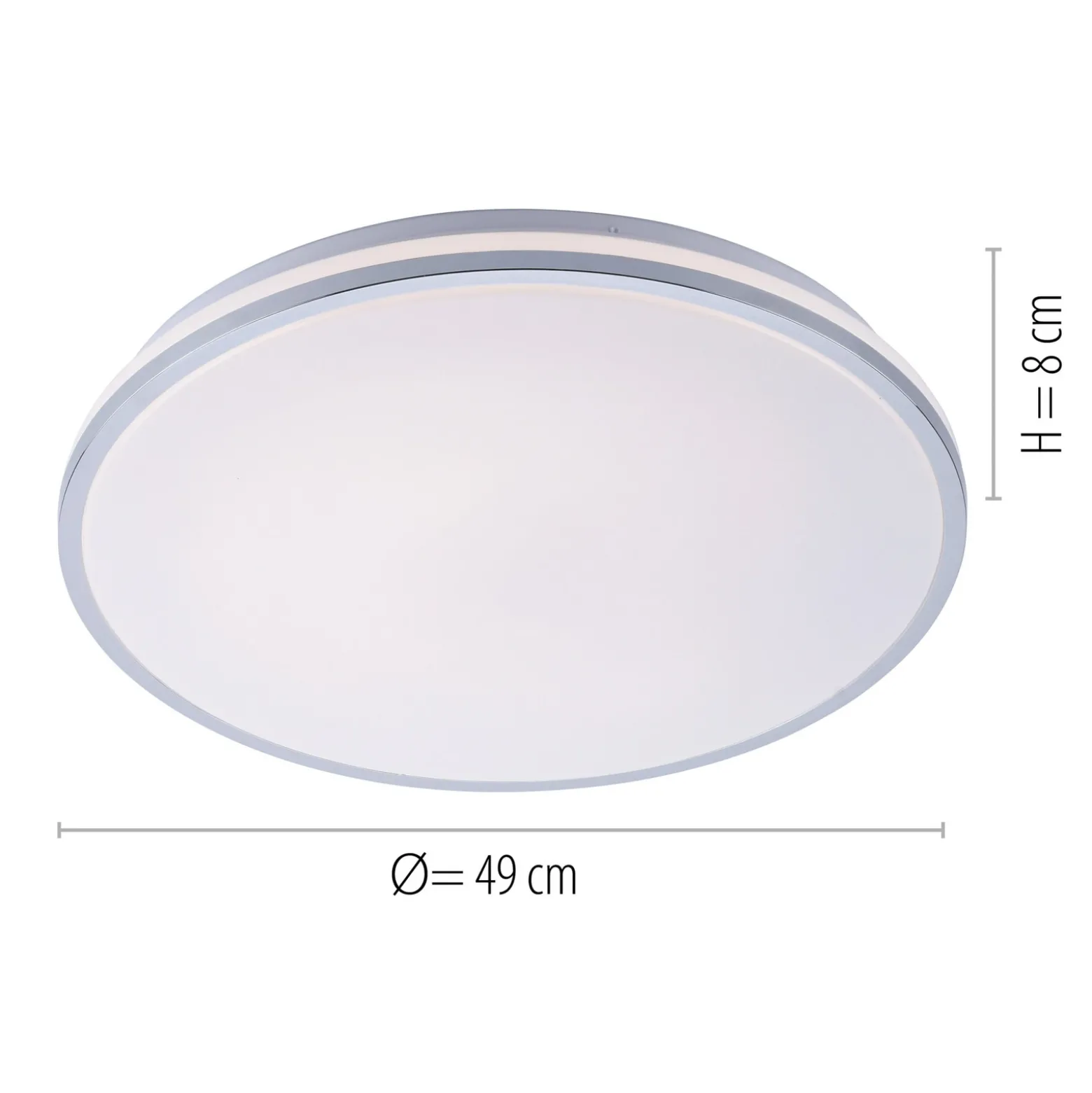 Plafón LED Isabell, Ø 49 cm
