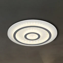 Plafón LED Jayden, blanco/antracita, CCT, atenuable
