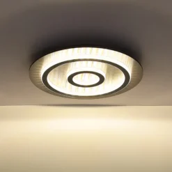 Plafón LED Jayden, negro/antracita, CCT, atenuable