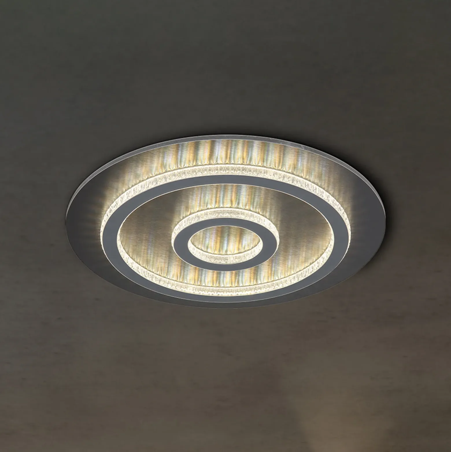 Plafón LED Jayden, negro/antracita, CCT, atenuable