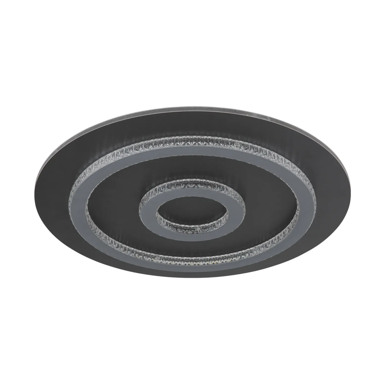 Plafón LED Jayden, negro/antracita, CCT, atenuable
