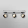 Plafón LED Jupiter de OSRAM, 3 luces, plateada, metal