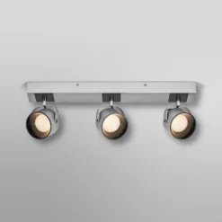 Plafón LED Jupiter de OSRAM, 3 luces, plateada, metal