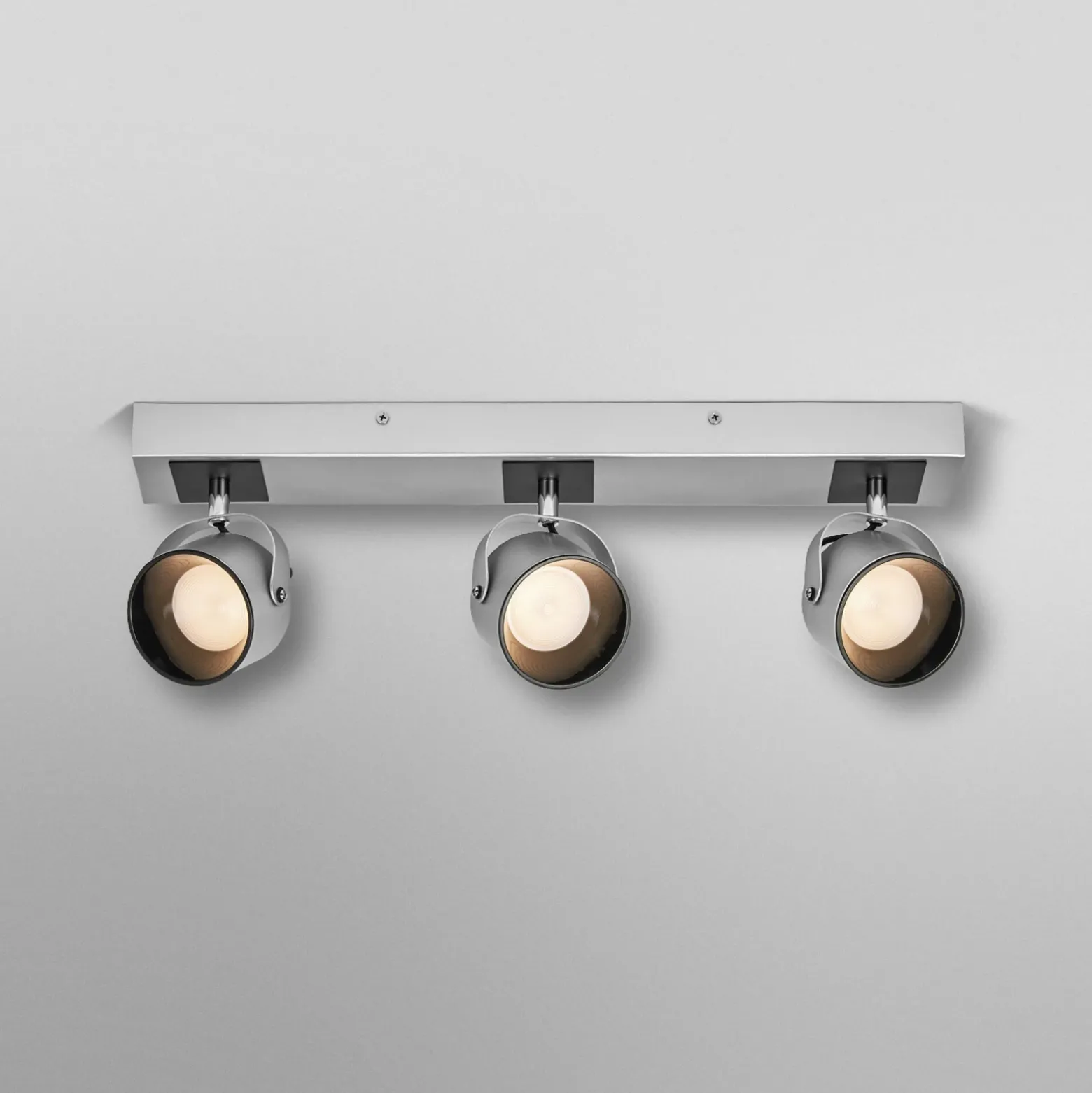 Plafón LED Jupiter de OSRAM, 3 luces, plateada, metal