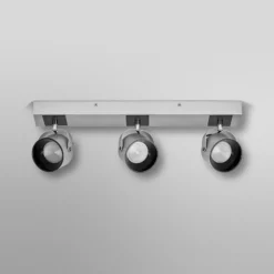 Plafón LED Jupiter de OSRAM, 3 luces, plateada, metal