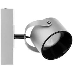 Plafón LED Jupiter de OSRAM, 1 luz, plateada, metal