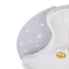Plafón LED Kosmo de Lindby, 40 cm, blanco, metal, luna