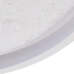 Plafón LED Kosmo de Lindby, 40 cm, blanco, metal, luna