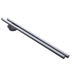 Plafón LED Lindby Aurendor, 135 cm, negro, metal