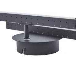 Plafón LED Lindby Aurendor, 135 cm, negro, metal
