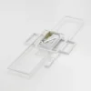 Plafón LED Lindby Caitlin, blanco, metal, 105cm