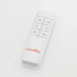 Plafón LED Lindby Caitlin, níquel, metal, 105cm