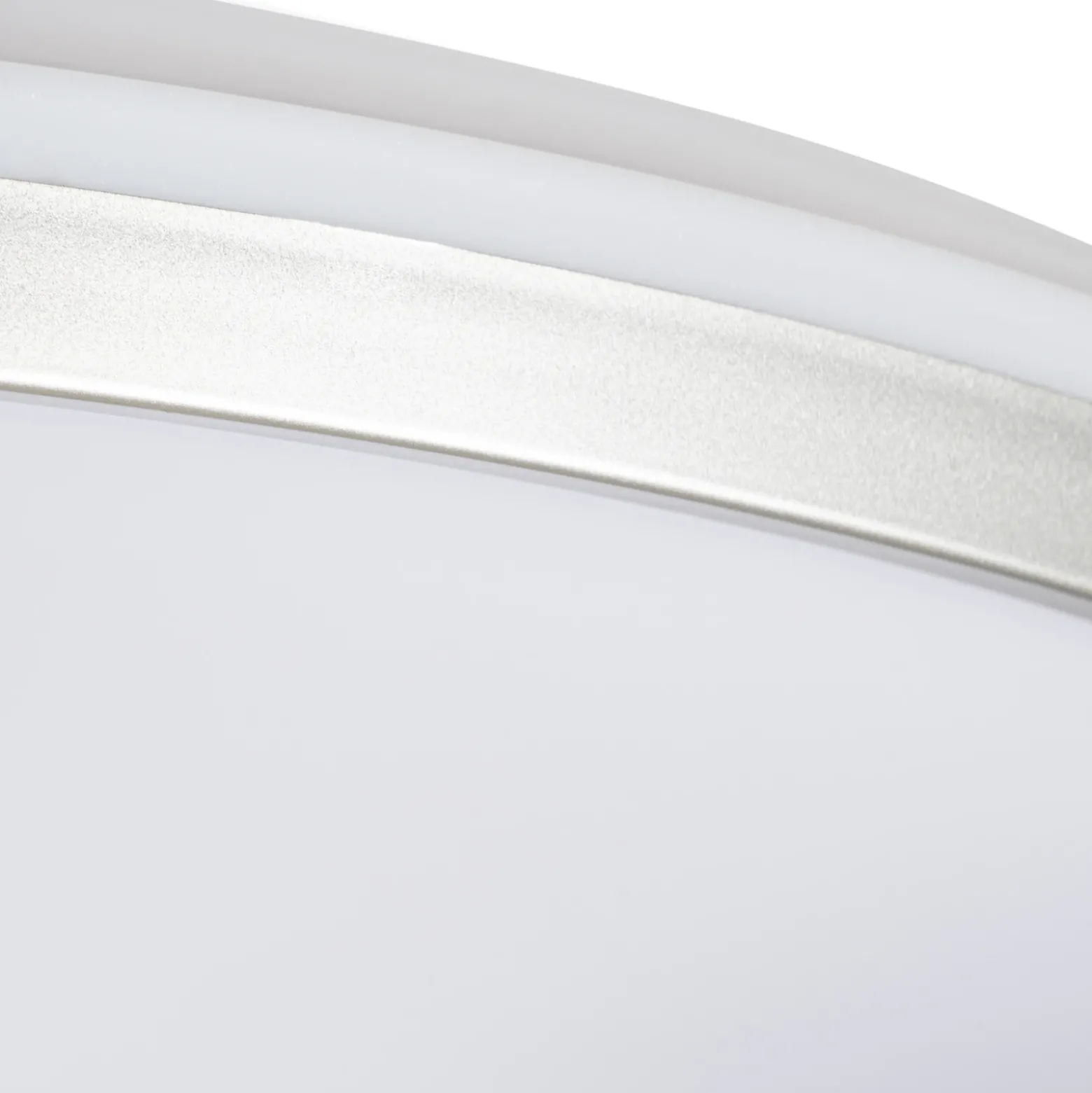 Plafón LED Lindby Edmund, plateado, Ø 39 cm, CCT, IP44