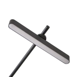 Plafón LED Lindby Eldrin, 4 luces, negro, tira de luz