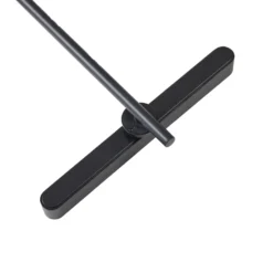 Plafón LED Lindby Eldrin, 4 luces, negro, tira de luz