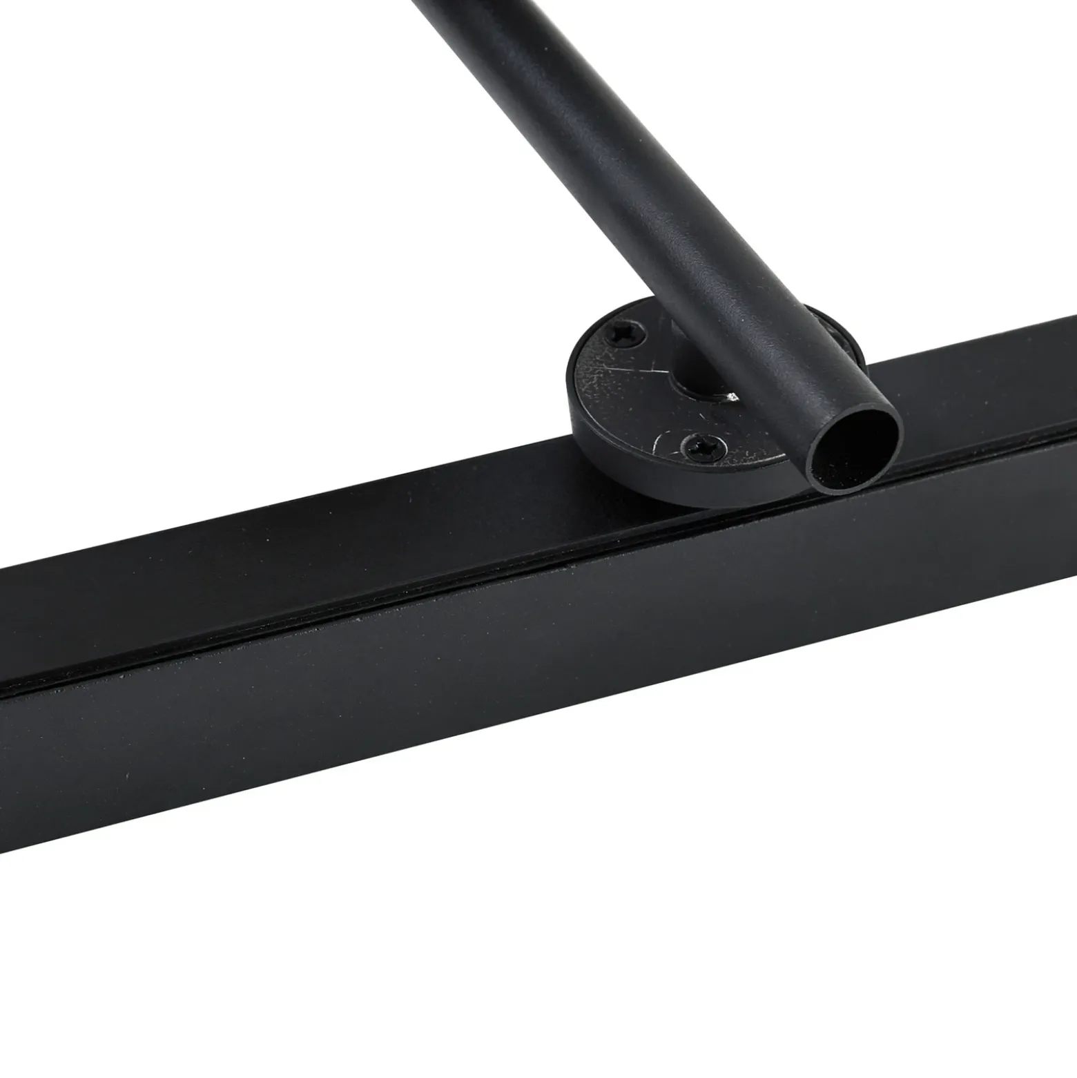 Plafón LED Lindby Eldrin, 2 luces, negro, tira de luz