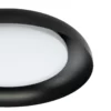 Plafón LED Lindby «Florie», negro, de metal, Ø 40 cm