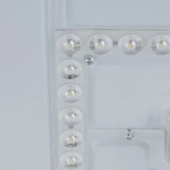 Plafón LED Lindby Jutis, beige, alga, Ø 50 cm