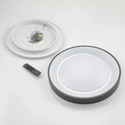 Plafón LED Lindby Lindum, RGB, CCT, control remoto, atenuable