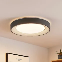 Plafón LED Lindby Lindum, RGB, CCT, control remoto, atenuable