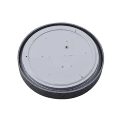 Plafón LED Lindby Manala, gris hormigón, RGB, CCT, control remoto