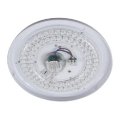Plafón LED Lindby Manala, gris hormigón, RGB, CCT, control remoto