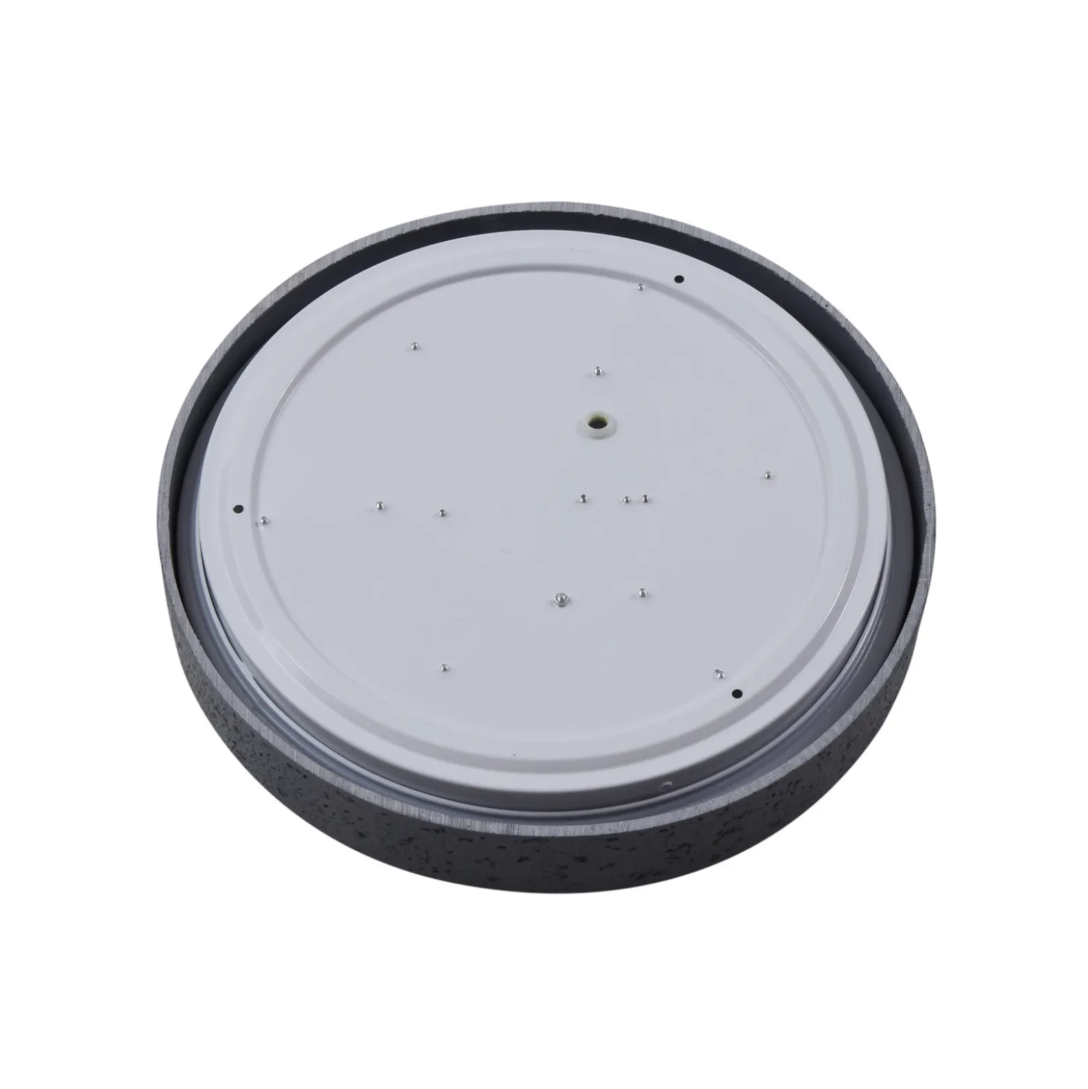 Plafón LED Lindby Manala, gris hormigón, RGB, CCT, control remoto