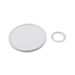 plafón LED Lindby Pravin, Ø 40 cm, CCT, blanco