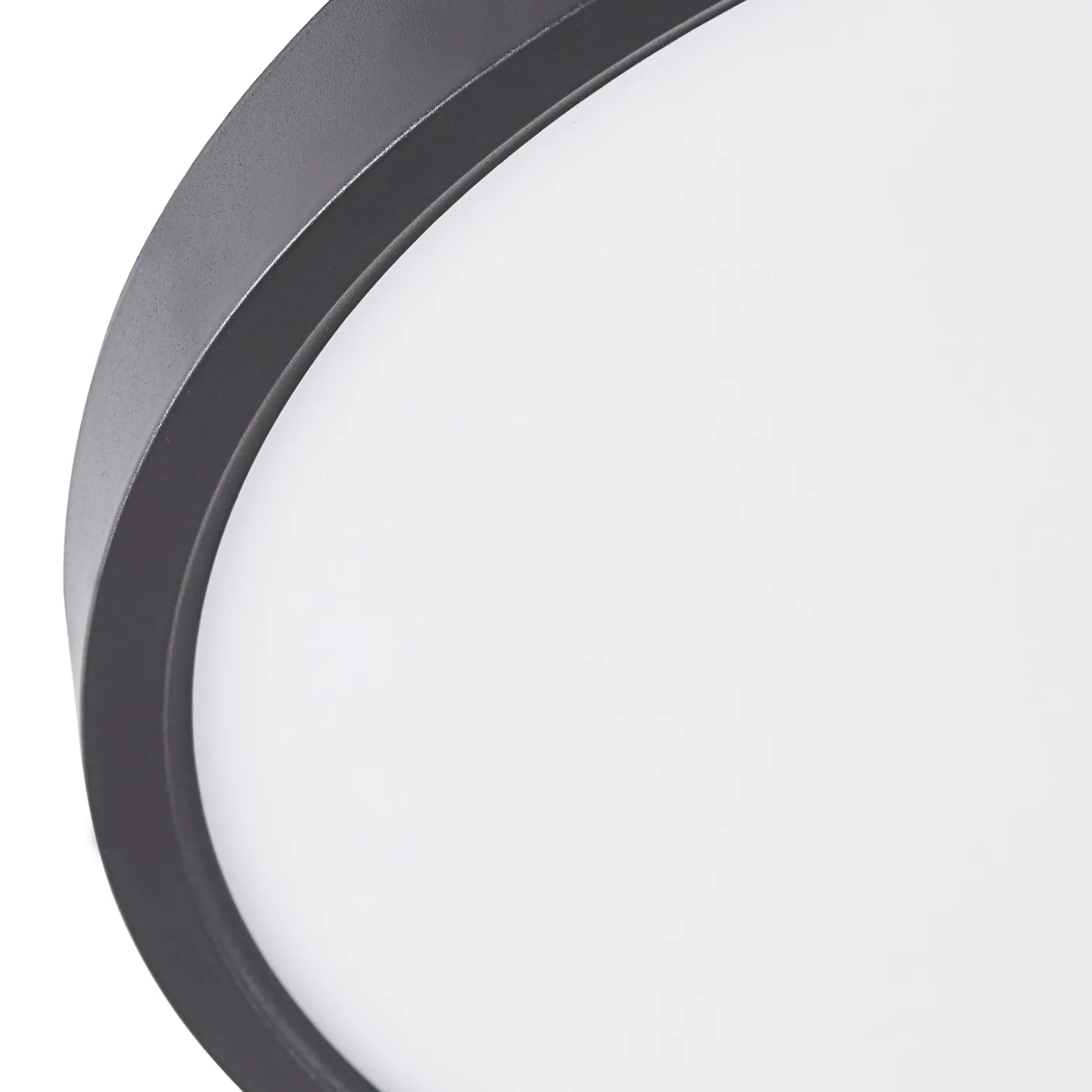 Plafón LED Lindby Pravin, Ø 30 cm, 3.000 K, negro