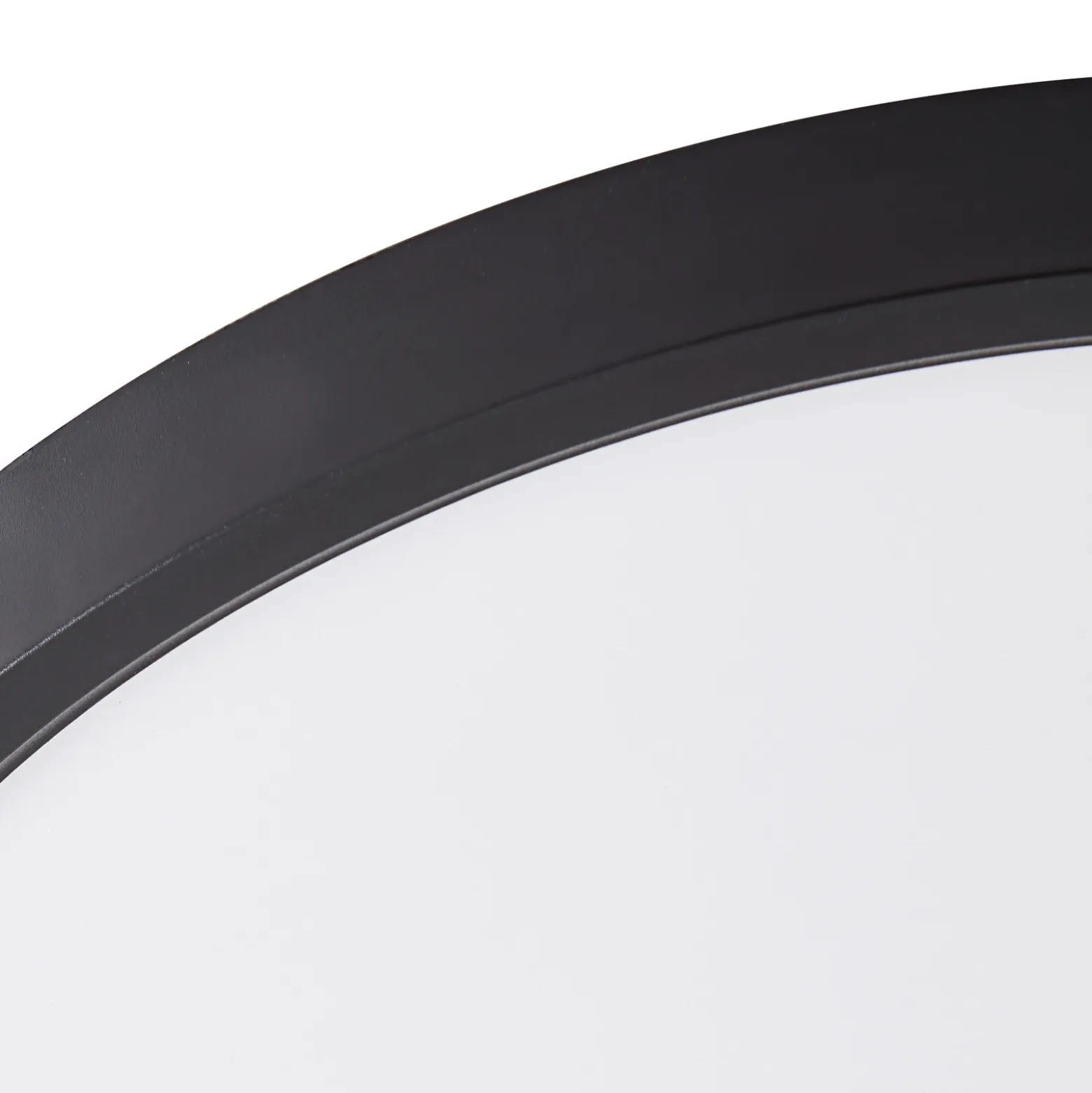 Plafón LED Lindby Pravin, Ø 40 cm, 3.000 K, negro