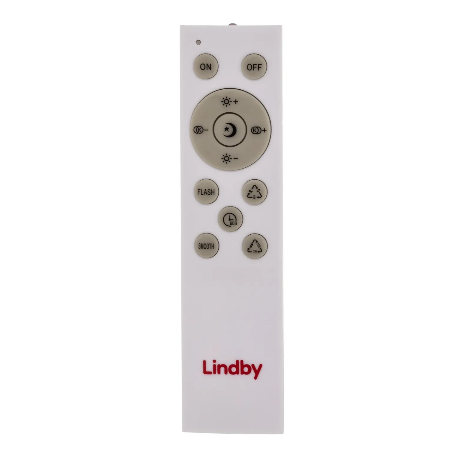 Plafón LED Lindby Smart Innes Madera Ø39cm RGB CCT Tuya
