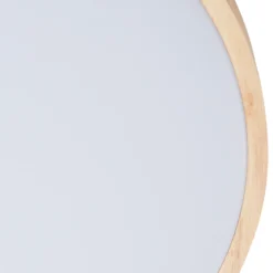 Plafón LED Lindby Smart Innes Madera Ø39cm RGB CCT Tuya